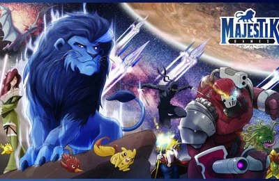 Illustration pour la boutique de jeux Majestik Games